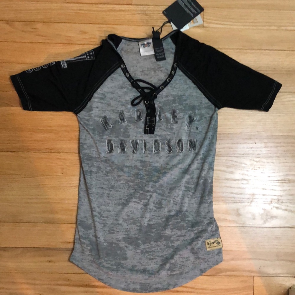 Women’s Harley Davidson Lace up top
